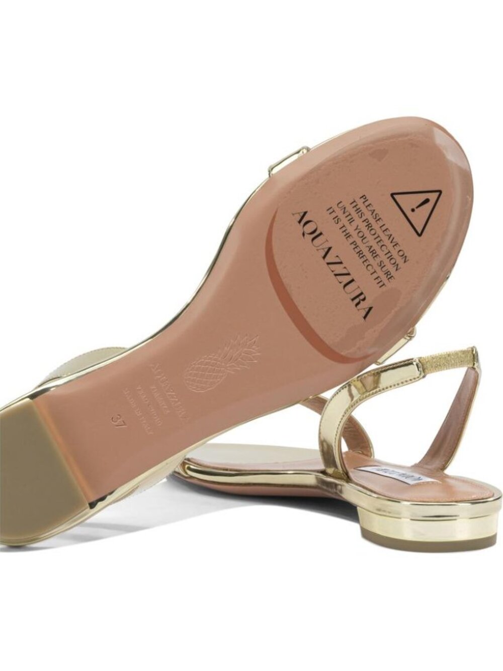 Aquazzura So Nude Flat Low Sandals IT 37 Women - Picture 5 of 5
